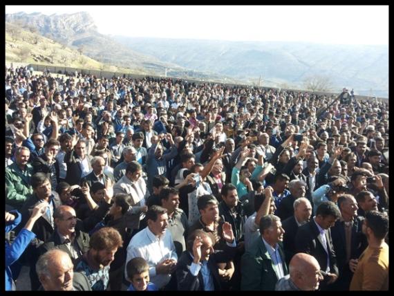 گزارش تصویری اولین نظق انتخاباتی سردار هاشمی در سرفاریاب