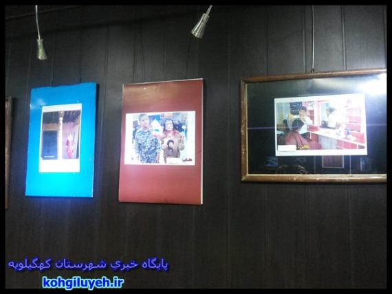 افتتاح نمایشگاه آثار برگزیده جشنواره "عکس با تلفن همراه" در دهدشت/پایگاه خبری کهگیلویه