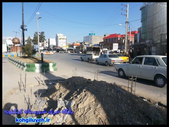 وضعیت اسفبار میدان مرکزی دهدشت در آستانه نوروز/پایگاه خبری کهگیلویه
