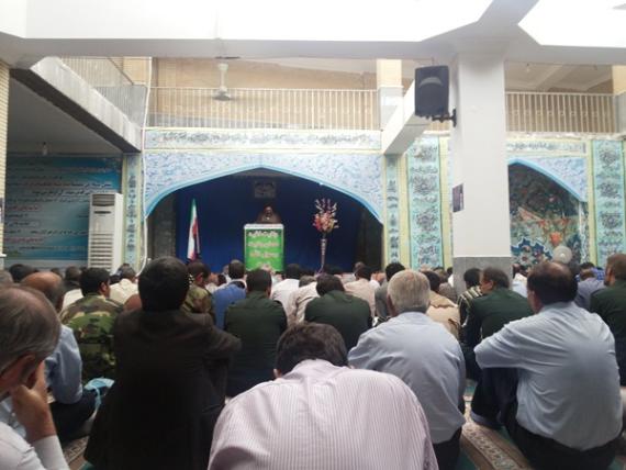 حضور پرشور مردم شهر دهدشت در نماز جمعه/پایگاه خبری کهگیلویه